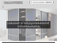 Tablet Screenshot of liukuovitehdas.fi